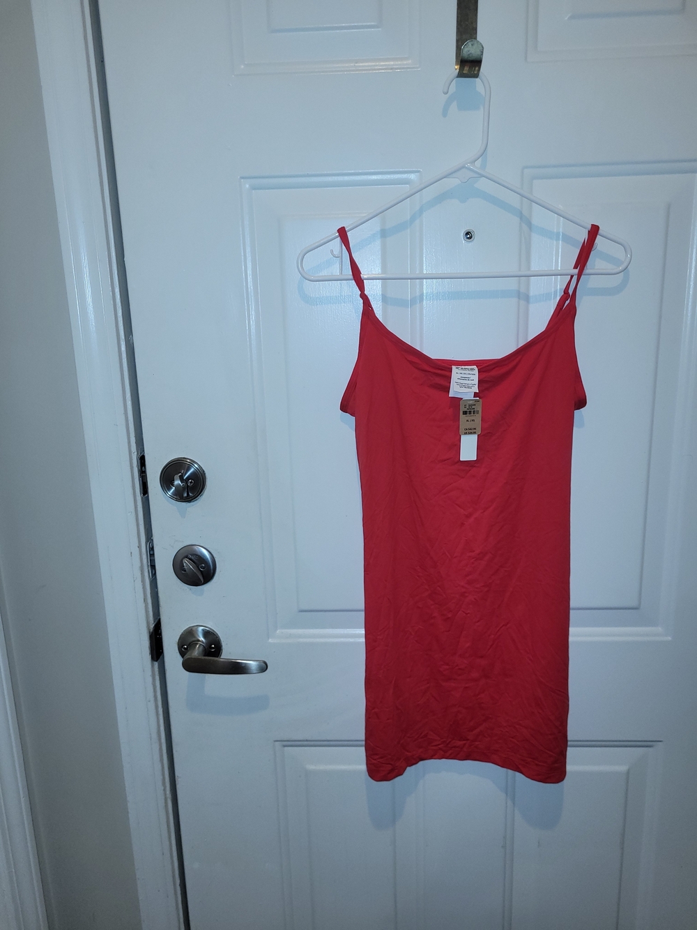 NWT Victoria's Secret Base Red Spaghetti Strap Chemise.